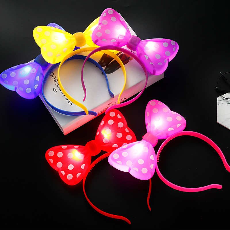 Adult Kids LED Glow Party Sequin Cat Bunny Crown Flower Headband Halo Light Up Wreath Hairband Birthday Gift Wedding